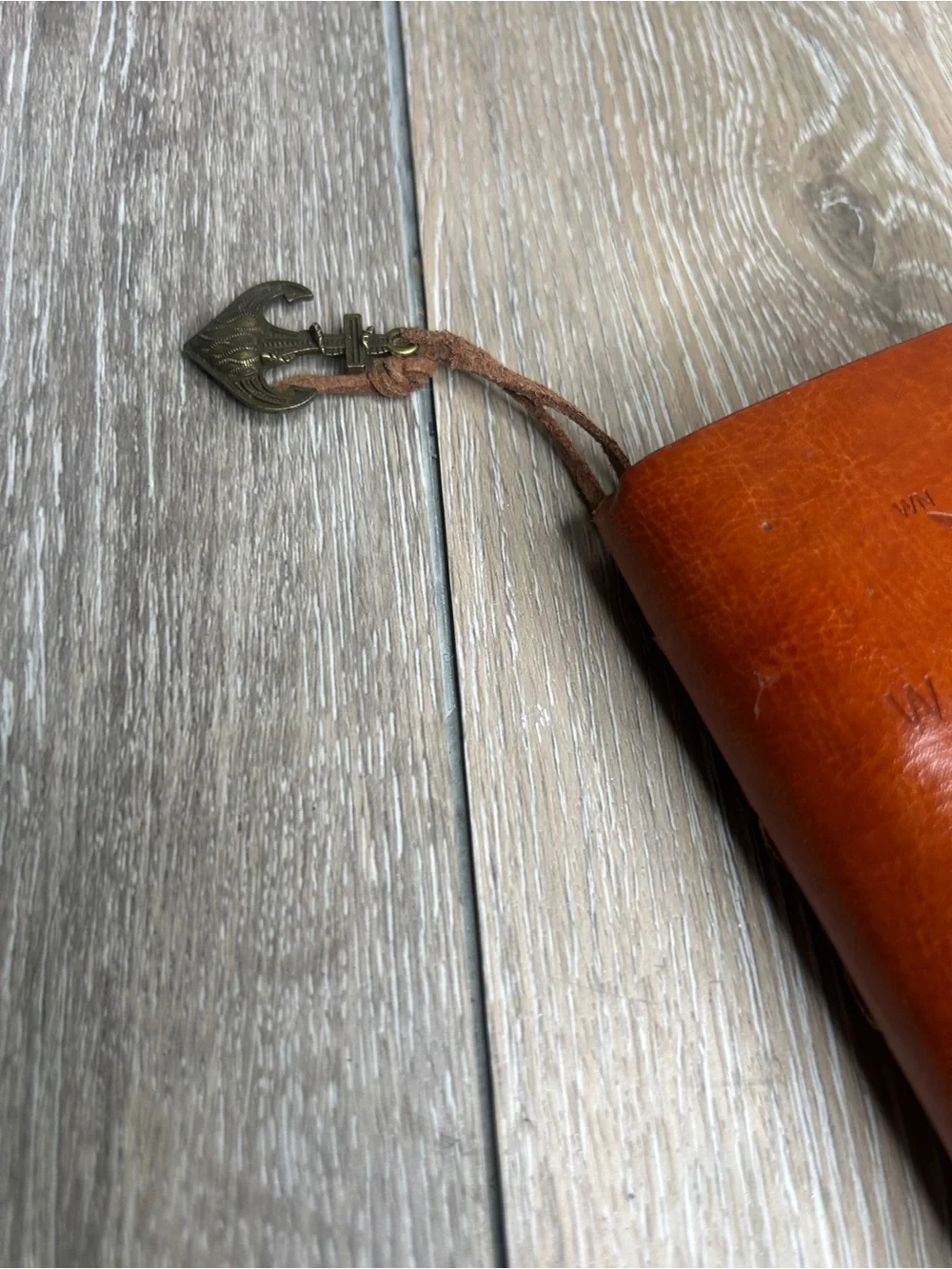 Vintage Leather Nautical Journal Refillable Compass Wrap Notebook Travel Diary⁠